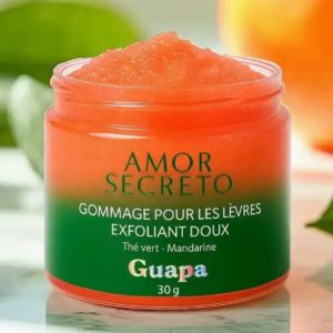 Gommage pour les lèvres exfoliant doux – Thé vert/mandarine